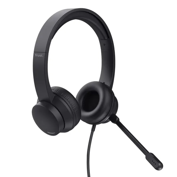 Căști Audio TRUST Ayda cu fir USB Negru TR-25088