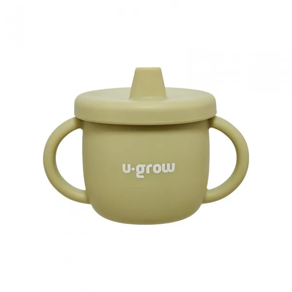Set diversificare U-GROW Silicon Bol Farfurie Cană Olive - imagine 5