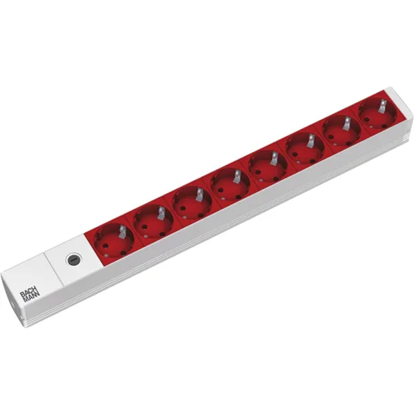 PDU BACHMANN 8 Socketuri Schuko 1U BM-333.410 - imagine 2