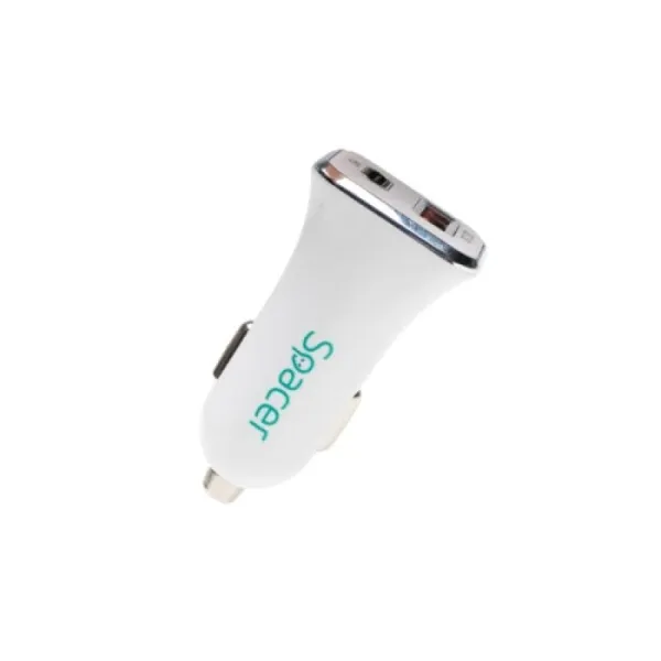 Încărcător Auto SPACER 38W Quick Charge Power Delivery Alb SPCC-DUOQ-04 - imagine 5