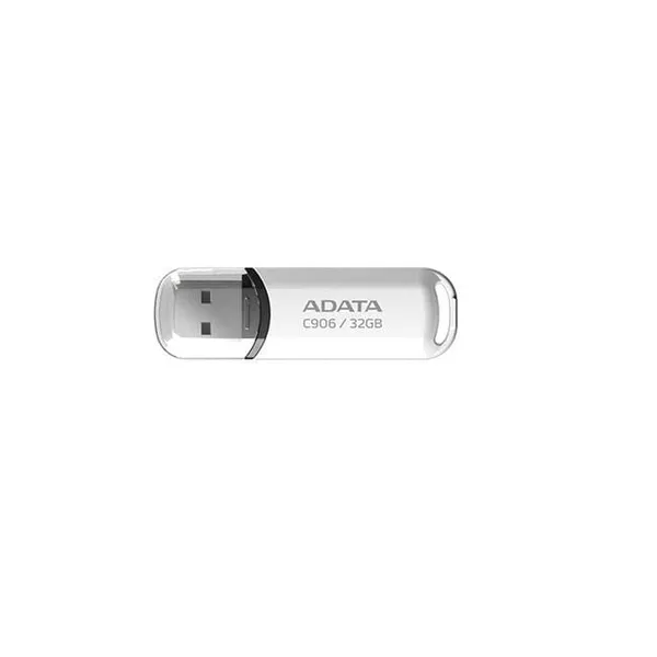 Memorie USB ADATA C906 64GB USB 2.0 Alb AC906-64G-RWH - imagine 2