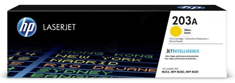 Toner HP 203A CF542A Yellow Color LaserJet Pro M254 M280 M281