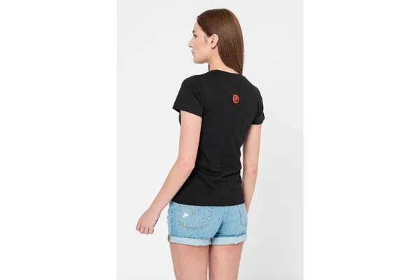 T-shirt Casual Femei Negru XS - imagine 2