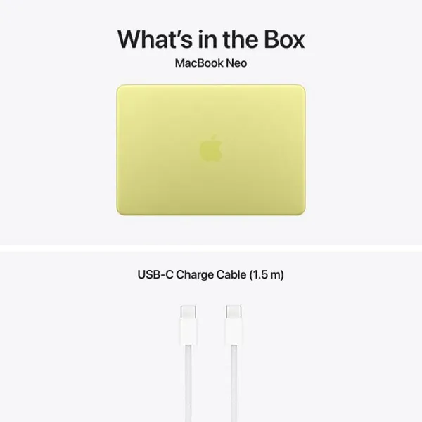Laptop APPLE MacBook Neo 13 Retina A18 Pro 8GB 512GB Touch ID Citrus - imagine 3