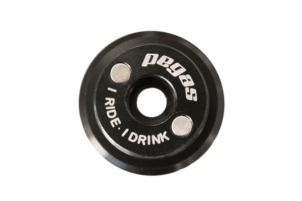 Capac tijă ghidon BEER XHS-16 Aluminiu CNC Negru - imagine 2