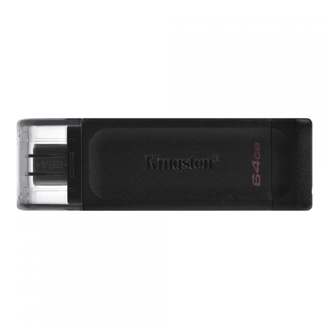 Memorie USB KINGSTON DataTraveler 70 64GB USB 3.2 Negru DT70/64GB