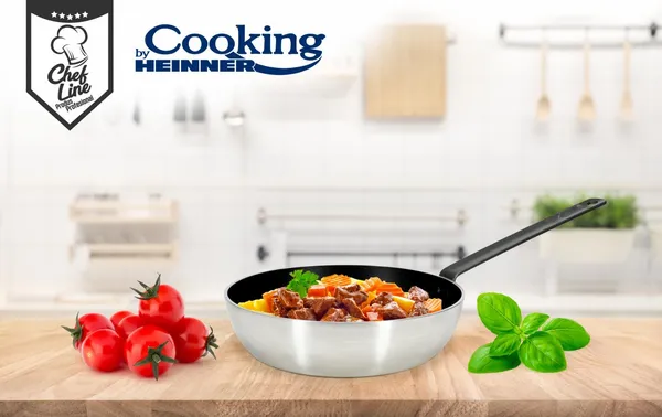 Tigaie Wok HEINNER Chef Line HR-JH-W28 28 cm - imagine 4