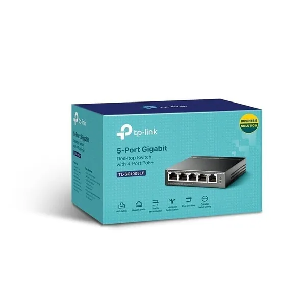 Switch TP-LINK TL-SG1005LP 5 Port 10/100/1000 Mbps