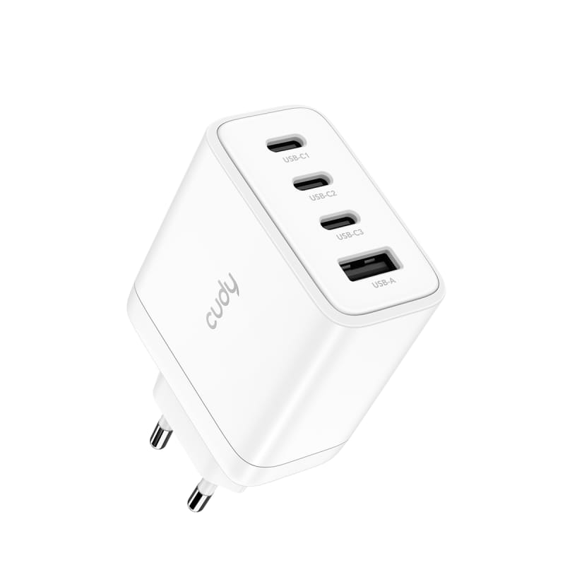 Încărcător Rețea CUDY CH70 65W 4 Porturi Alb