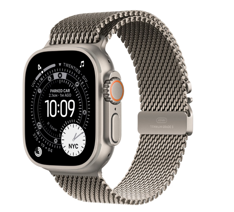 Smartwatch APPLE Watch Ultra 3 GPS + Cellular 49mm Titan Natural - imagine 2