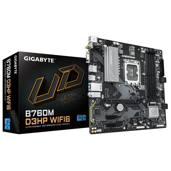 Placă de bază GIGABYTE B760M D3HP WIFI6 Socket 1700 DDR5 mATX