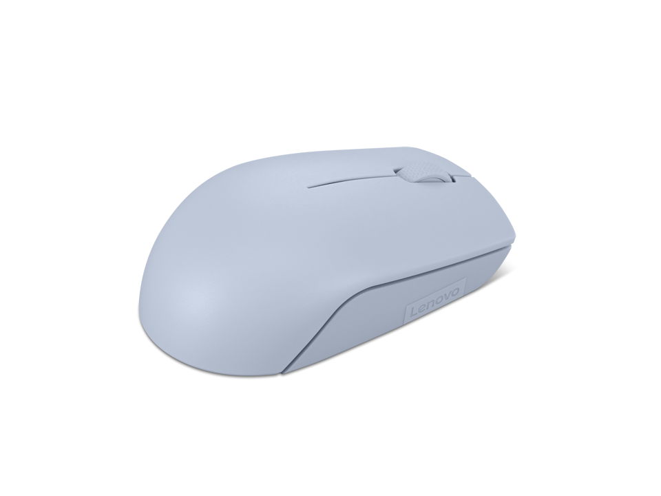 Mouse LENOVO 300 Wireless Compact Frost Blue - imagine 5