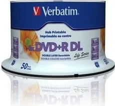 Discuri DVD+R VERBATIM 8.5GB Double Layer 50 buc 97693