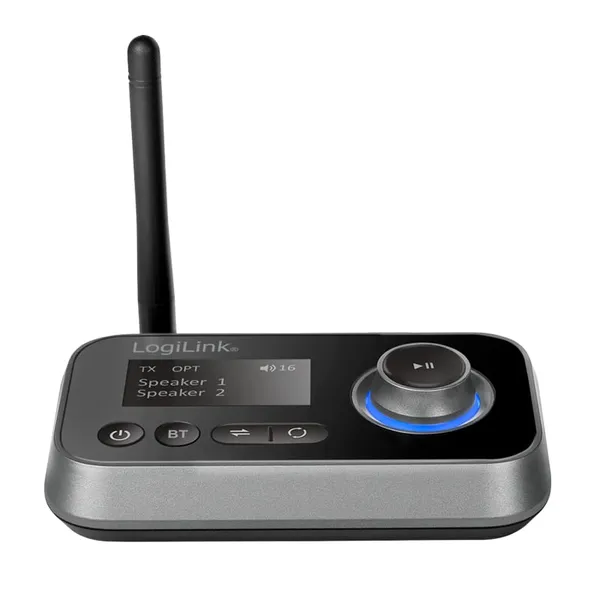 Receiver Transmitter Audio LOGILINK BT0062 Bluetooth 5.0 Negru - imagine 2