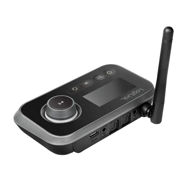 Receiver Transmitter Audio LOGILINK BT0062 Bluetooth 5.0 Negru - imagine 3