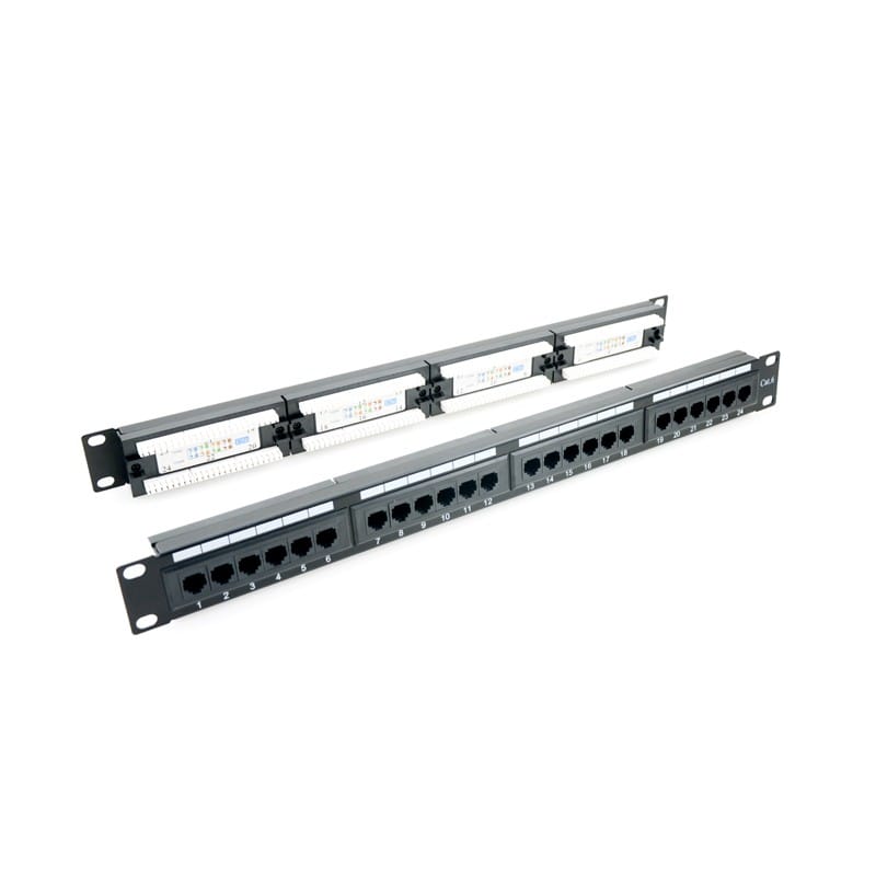 Patch Panel EMTEX 24 Porturi 1U Cat.6 PBPP02A-Cat.6