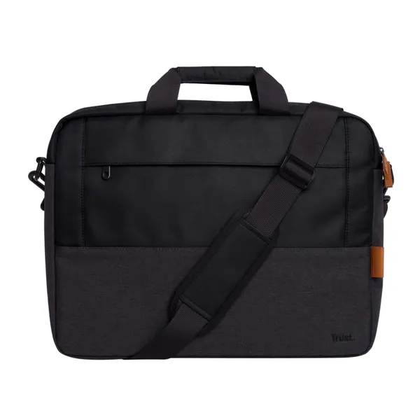 Geantă Laptop TRUST Lisboa până la 16 inch 2 Compartimente Negru - imagine 2