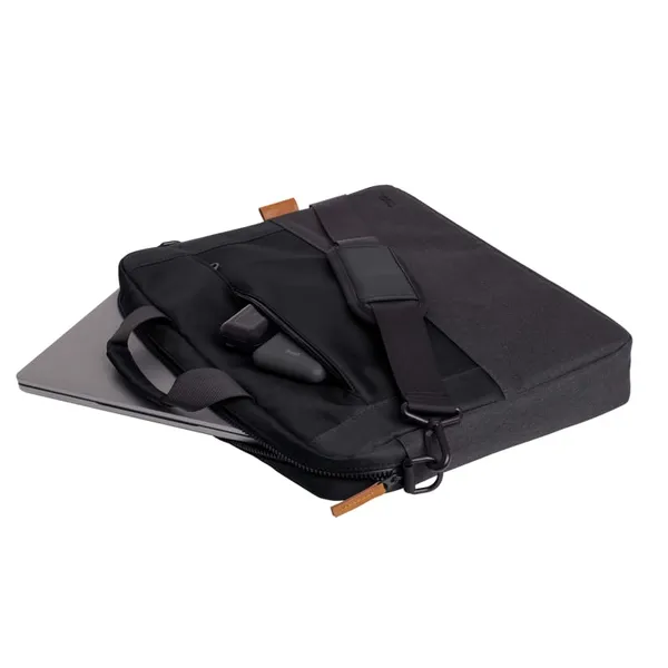 Geantă Laptop TRUST Lisboa până la 16 inch 2 Compartimente Negru - imagine 4