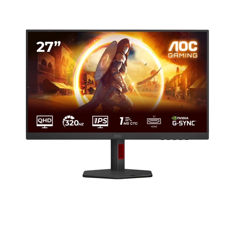 Monitor AOC Q27G4SRU 27 inch QHD 320Hz Fast IPS Negru