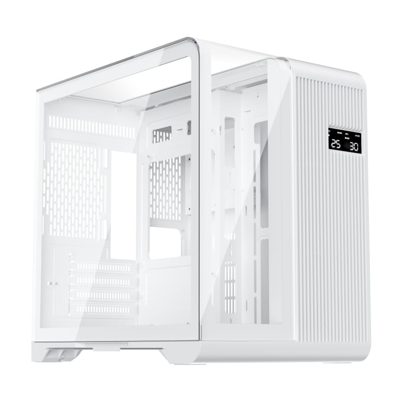 Carcasă PC 1ST PLAYER RT5-wh Micro-ATX Alb cu Afișaj Digital