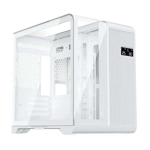 Carcasă PC 1ST PLAYER RT5-wh Micro-ATX Alb cu Afișaj Digital