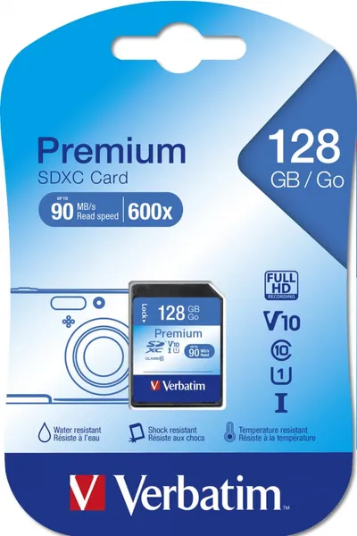 Card de memorie VERBATIM 128GB Clasa 10 44025 - imagine 2
