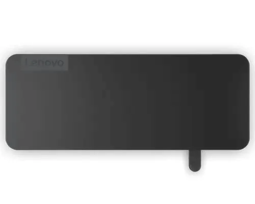 Docking Station LENOVO USB-C Slim Travel Dock Negru 4X11N40212 - imagine 2