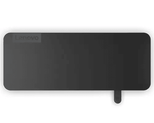 Docking Station LENOVO USB-C Slim Travel Dock Negru - imagine 2