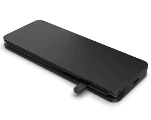 Docking Station LENOVO USB-C Slim Travel Dock Negru 4X11N40212 - imagine 4