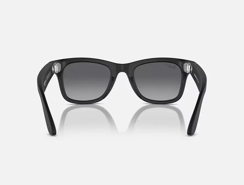 Ochelari Smart RAY-BAN Meta Wayfarer AI Negru Mat Polar Gradient Graphite - imagine 4