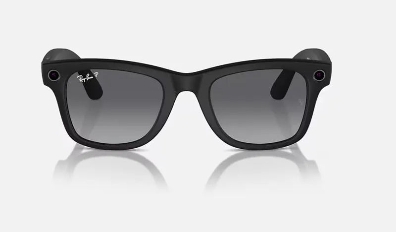 Ochelari Smart RAY-BAN Meta Wayfarer AI Negru Mat Polar Gradient Graphite