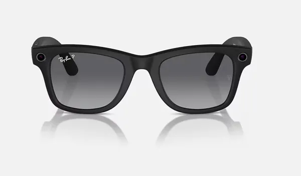 Ochelari Smart RAY-BAN Meta Wayfarer AI Negru Mat Polar Gradient Graphite