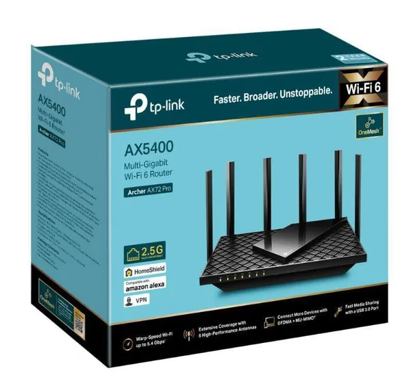 Router TP-LINK Archer AX72 Pro AX5400 WiFi 6 Dual-Band - imagine 4