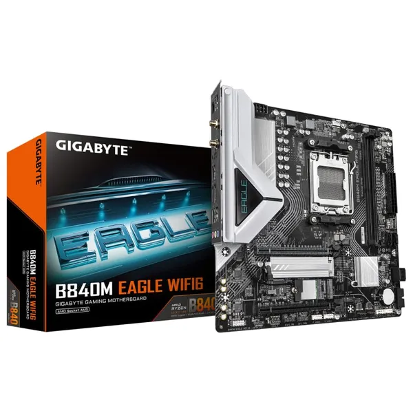 Placă de bază GIGABYTE B840M EAGLE WIFI6 AM5 mATX DDR5