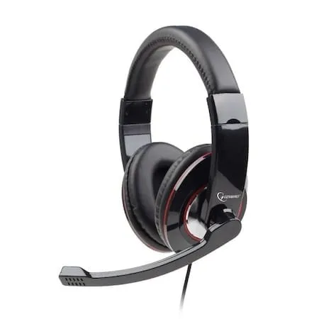 Căști GEMBIRD MHS-001 cu fir Jack 3.5mm Negru - imagine 2