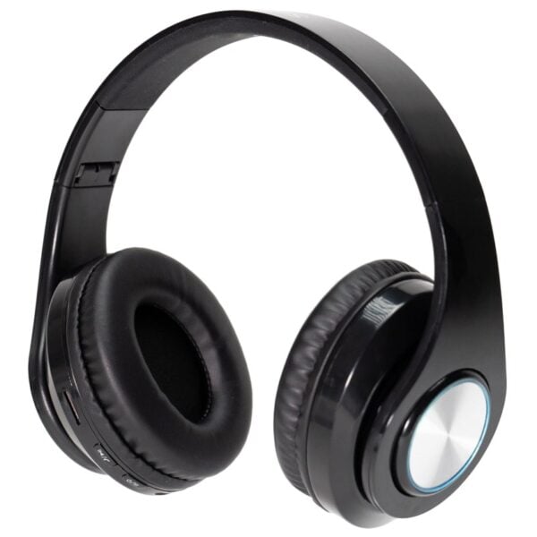 Căști SPACER SPBH-CRYSTAL-RGB Wireless Bluetooth 5.0 Negru