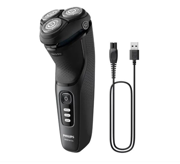 Aparat de Ras Electric PHILIPS Seria 3000 S3244/12 Umed/Uscat Negru - imagine 3