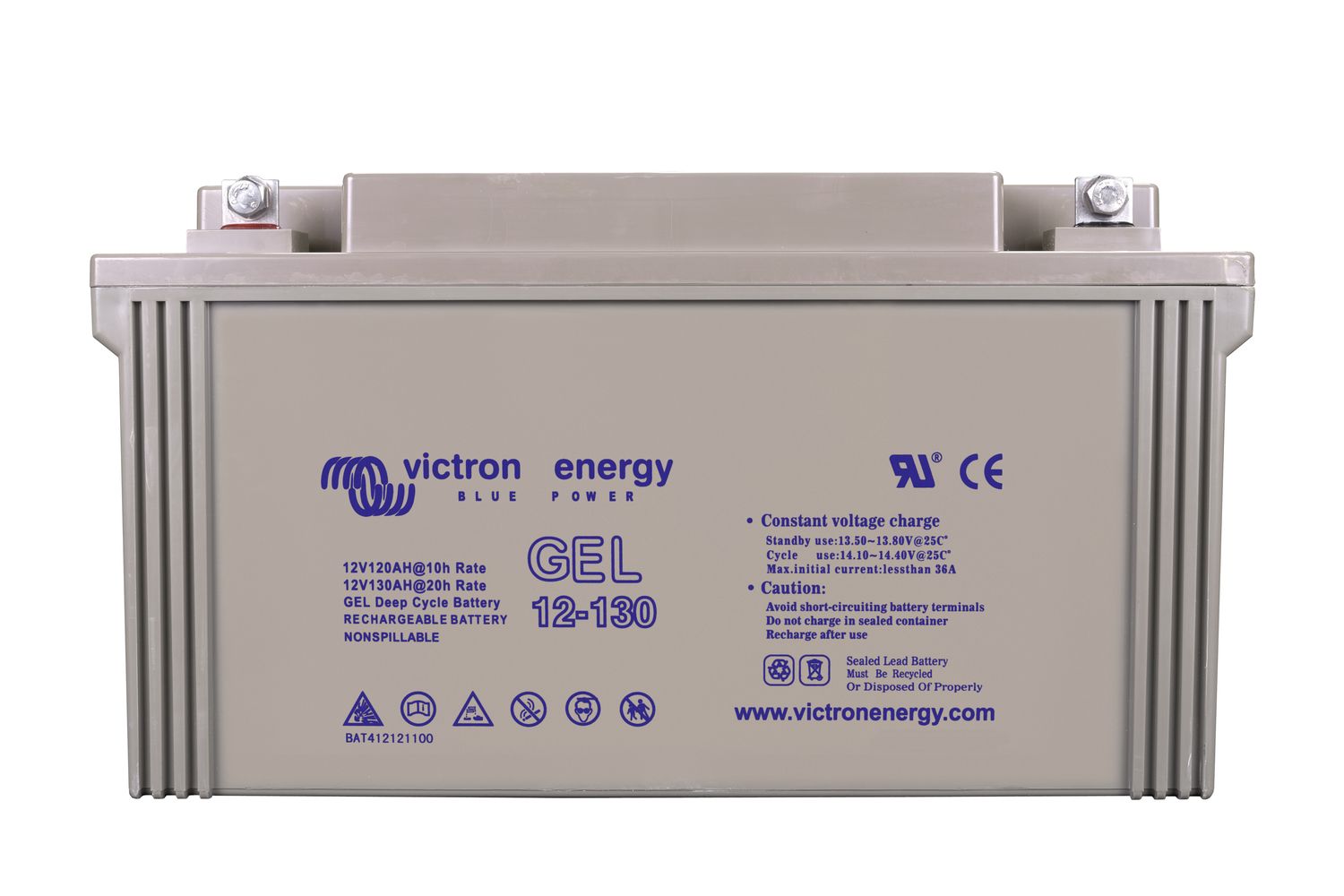 Acumulator VICTRON ENERGY Deep Cycle GEL 12V 130Ah - imagine 2