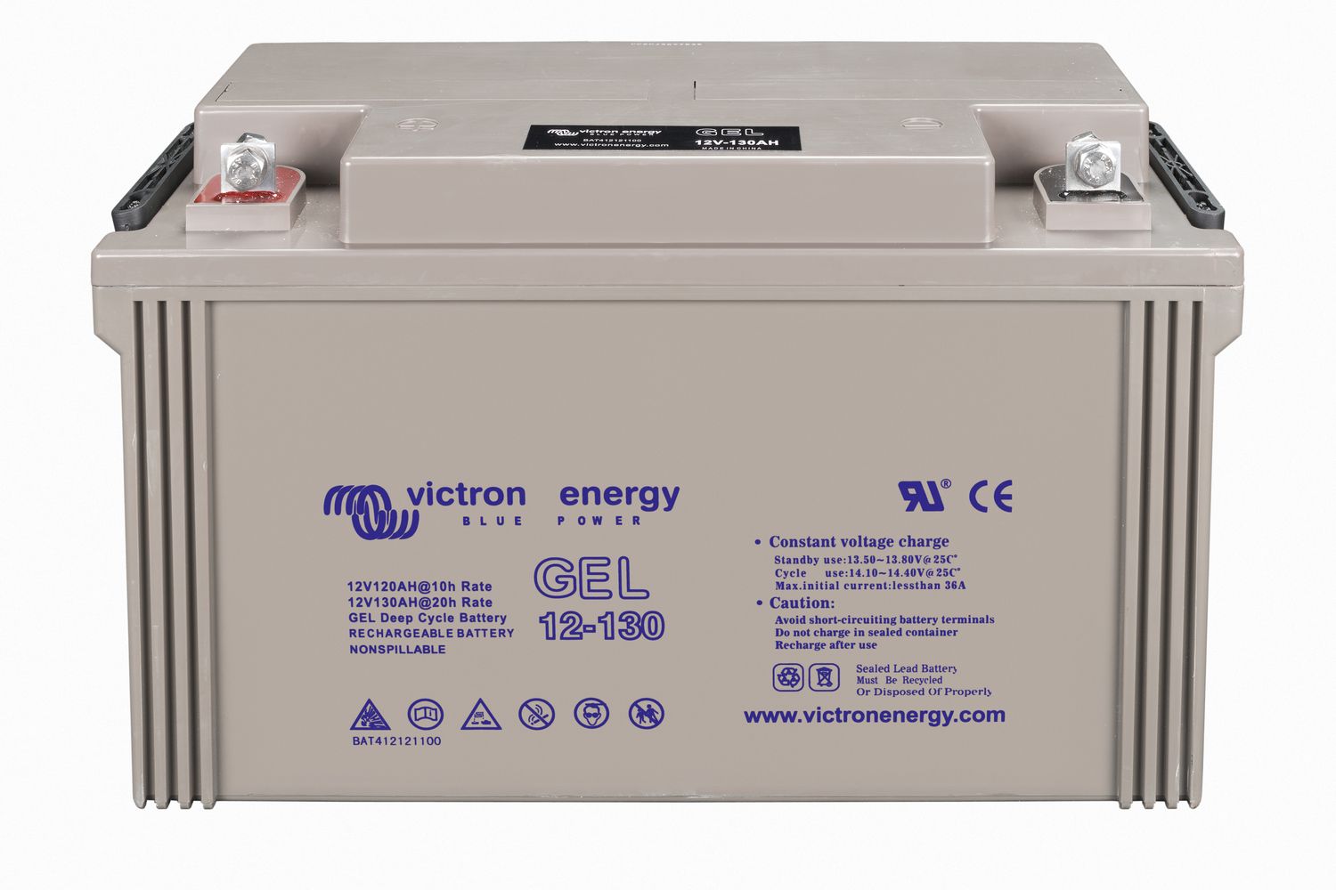 Acumulator VICTRON ENERGY Deep Cycle GEL 12V 130Ah - imagine 3
