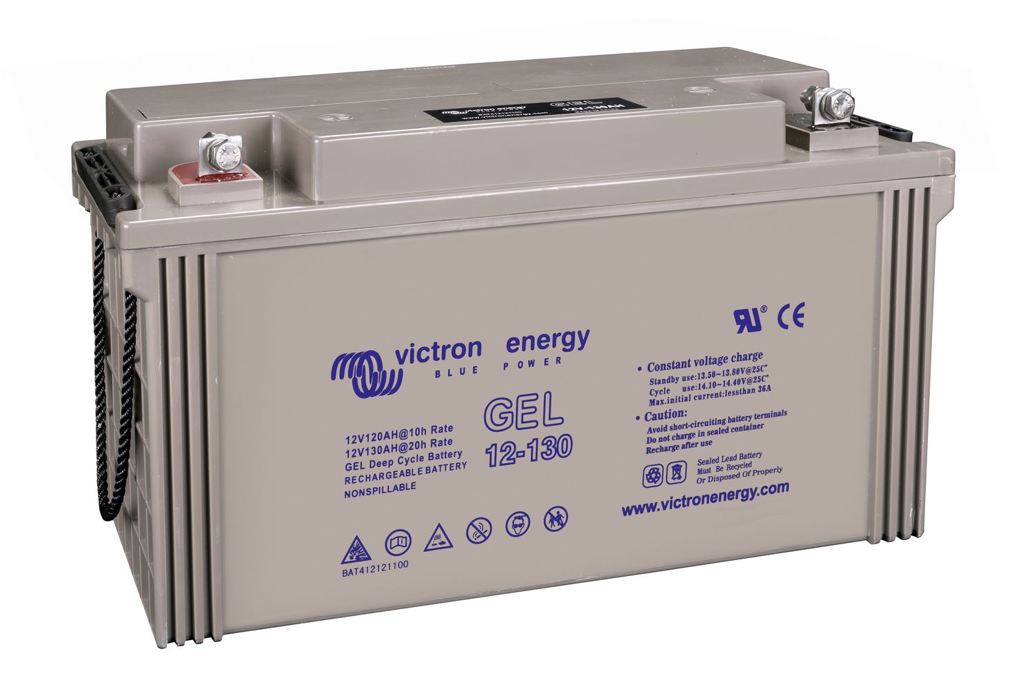 Acumulator VICTRON ENERGY Deep Cycle GEL 12V 130Ah - imagine 4
