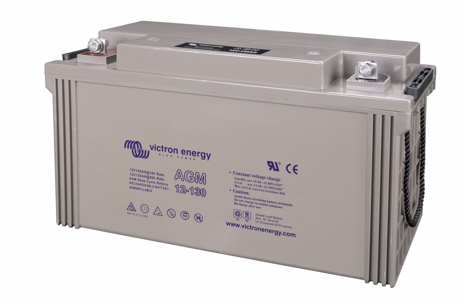 Acumulator VICTRON ENERGY Deep Cycle GEL 12V 130Ah - imagine 5
