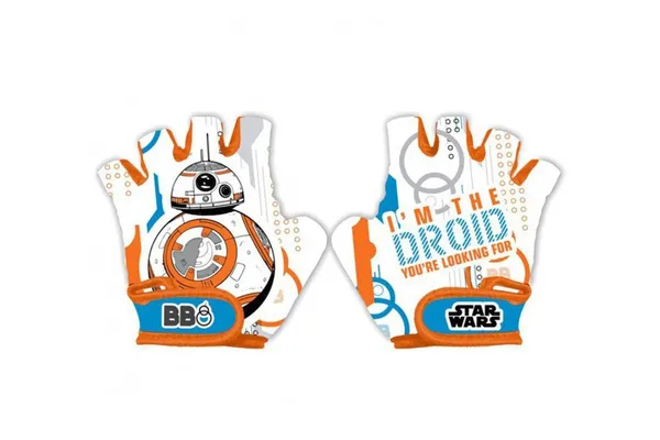 Manuși Bicicletă SEVEN Star Wars Alb Portocaliu