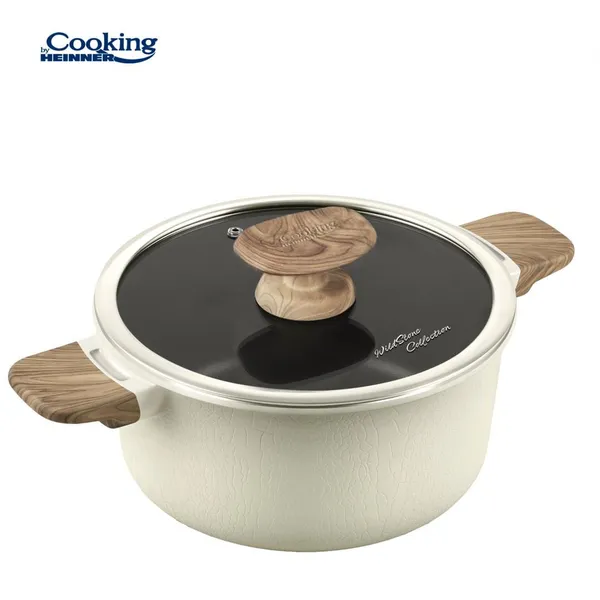 Cratiță HEINNER Wild Stone Cooking Aluminiu 20cm 2.5L - imagine 1