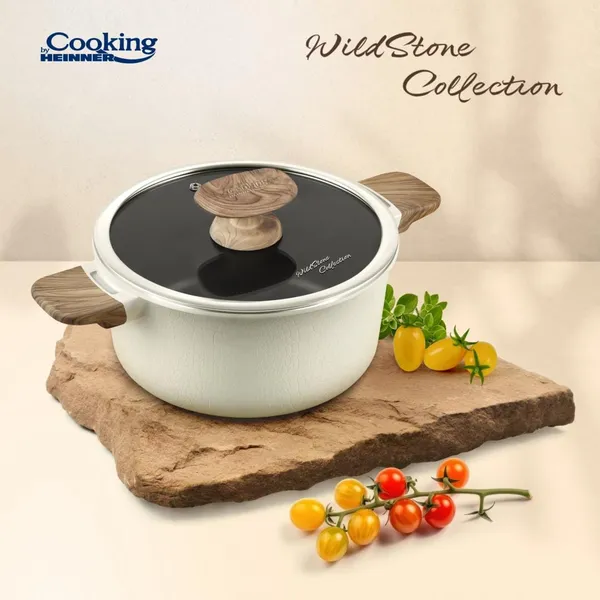 Cratiță HEINNER Wild Stone Cooking Aluminiu 20cm 2.5L - imagine 4