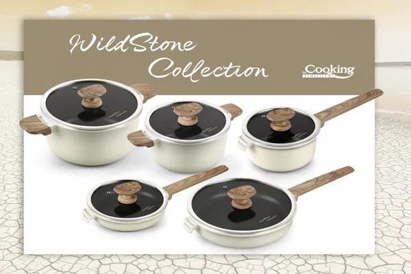 Cratiță HEINNER Wild Stone Cooking Aluminiu 20cm 2.5L - imagine 5