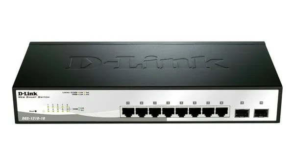 Switch D-LINK DGS-1210-10 8 Porturi 10/100/1000 Mbps