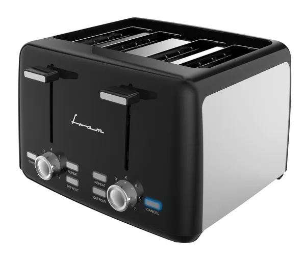 Prăjitor de pâine FRAM FTP-1574SSBK 1500W Negru
