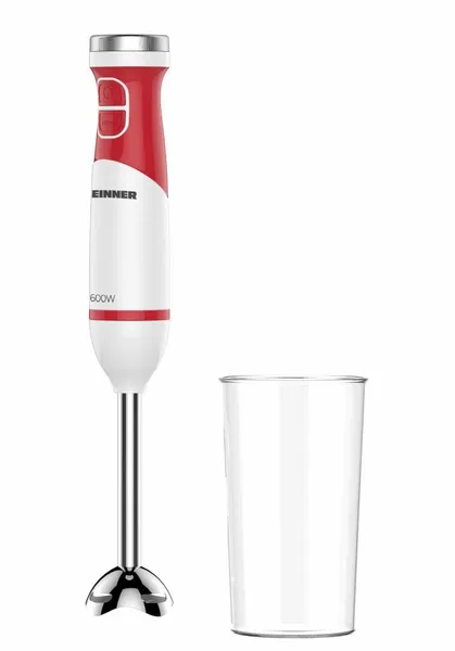 Blender de Mână HEINNER NEWFLEX-600 600W Alb-Roșu - imagine 3