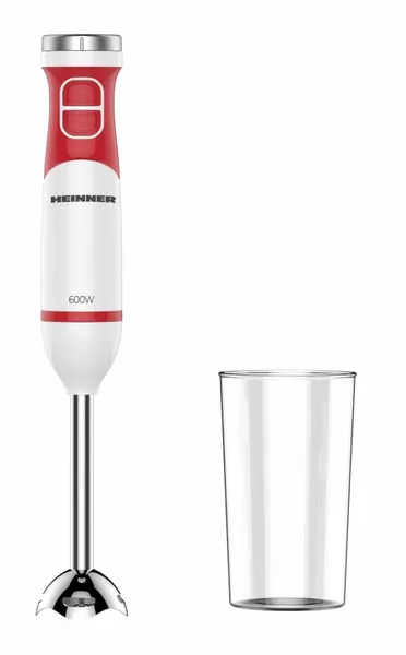 Blender de Mână HEINNER NEWFLEX-600 600W Alb-Roșu - imagine 2