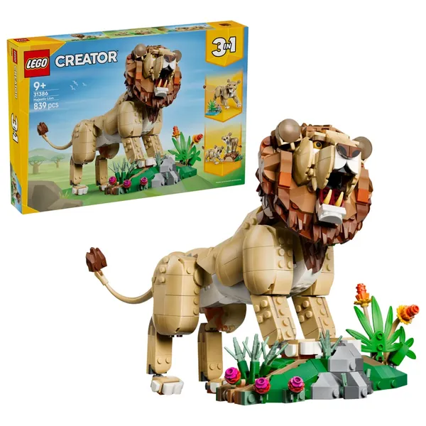 Set Construcție LEGO Animale Sălbatice Leu Maiestos LEGO31386